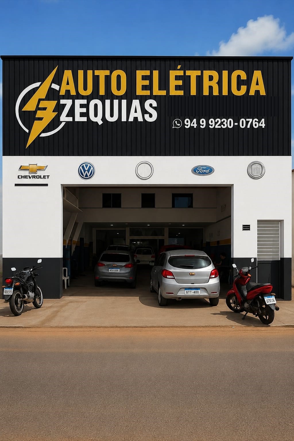 Fachada da Auto Elétrica do Ezequias em Parauapebas